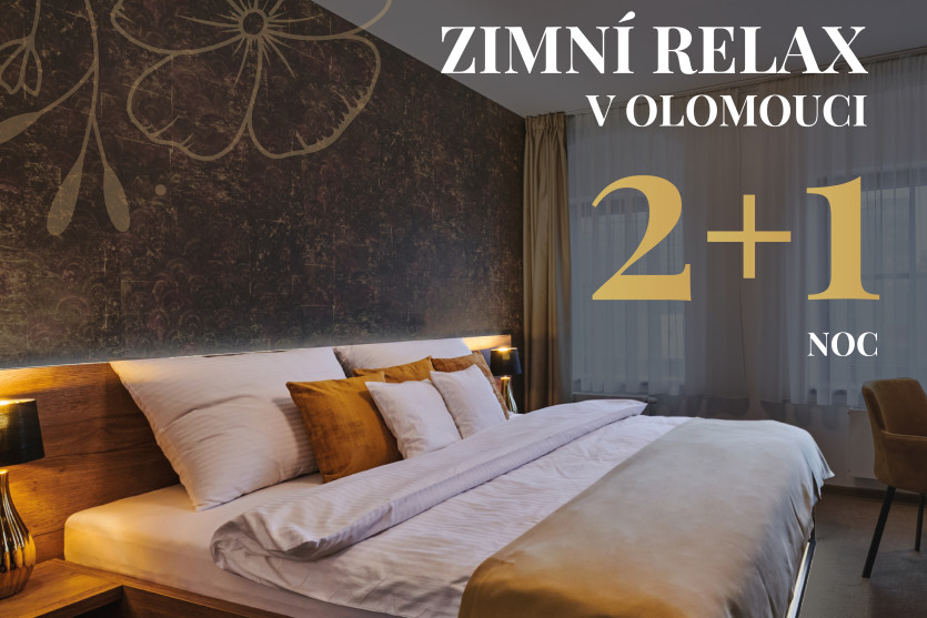 Zimní relax v Olomouci 2+1 noc zdarma